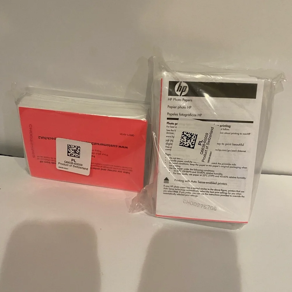 New HP Glossy Borderless Photo Paper 4x6 Q6638-60009 Sealed 150 Sheets